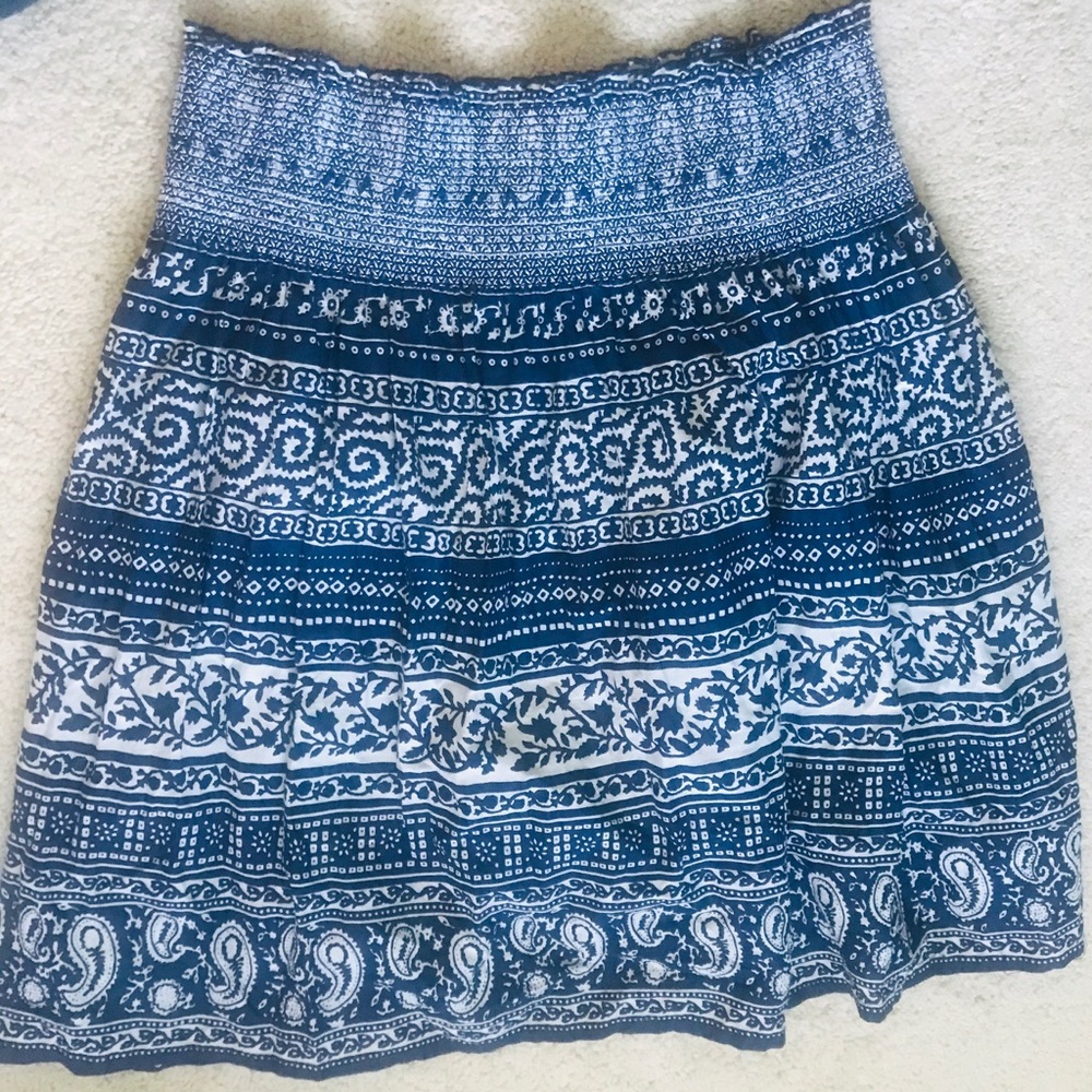 Floral Mid Length Skirt